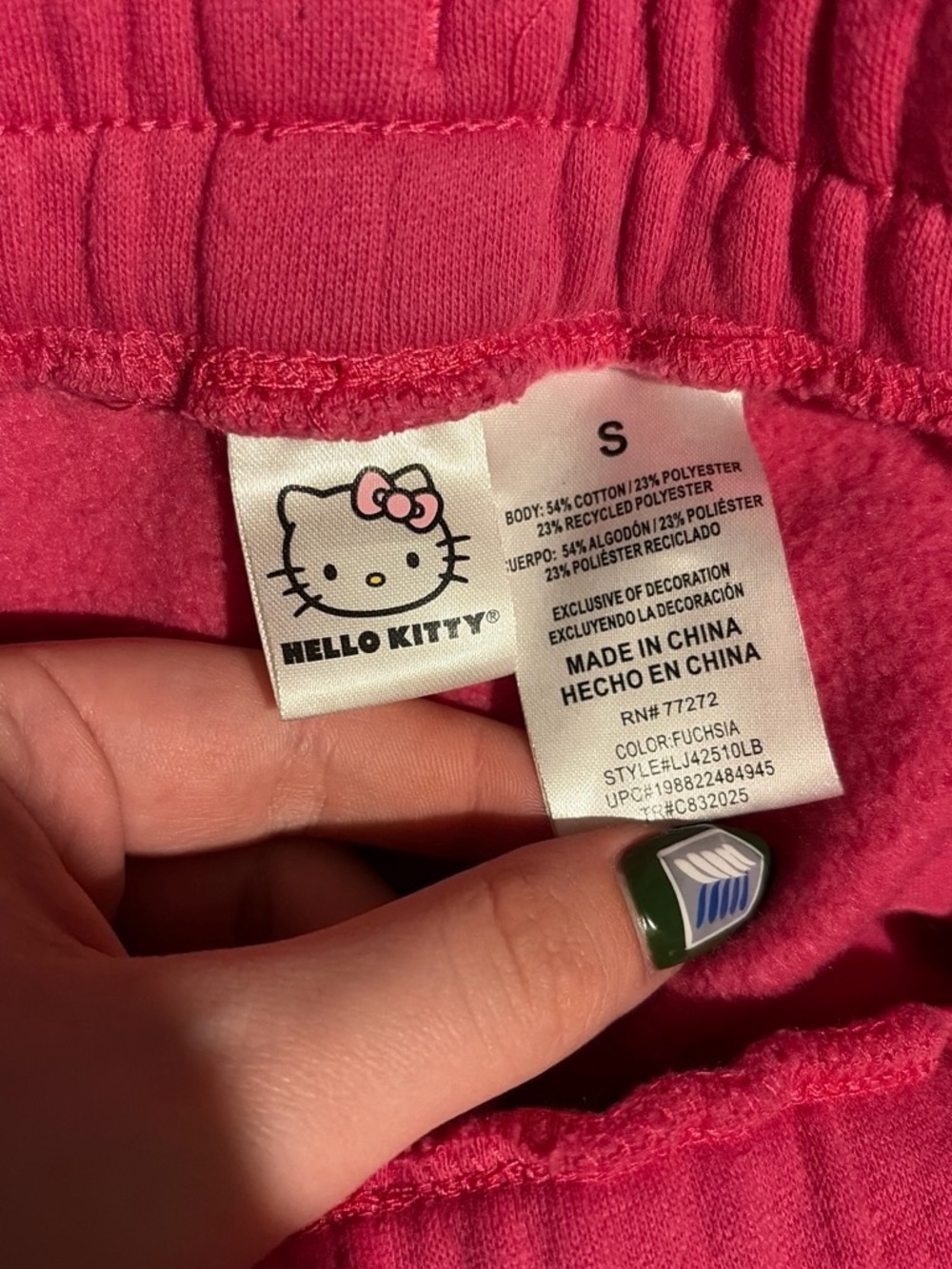 Hello Kitty Pink sweatpants